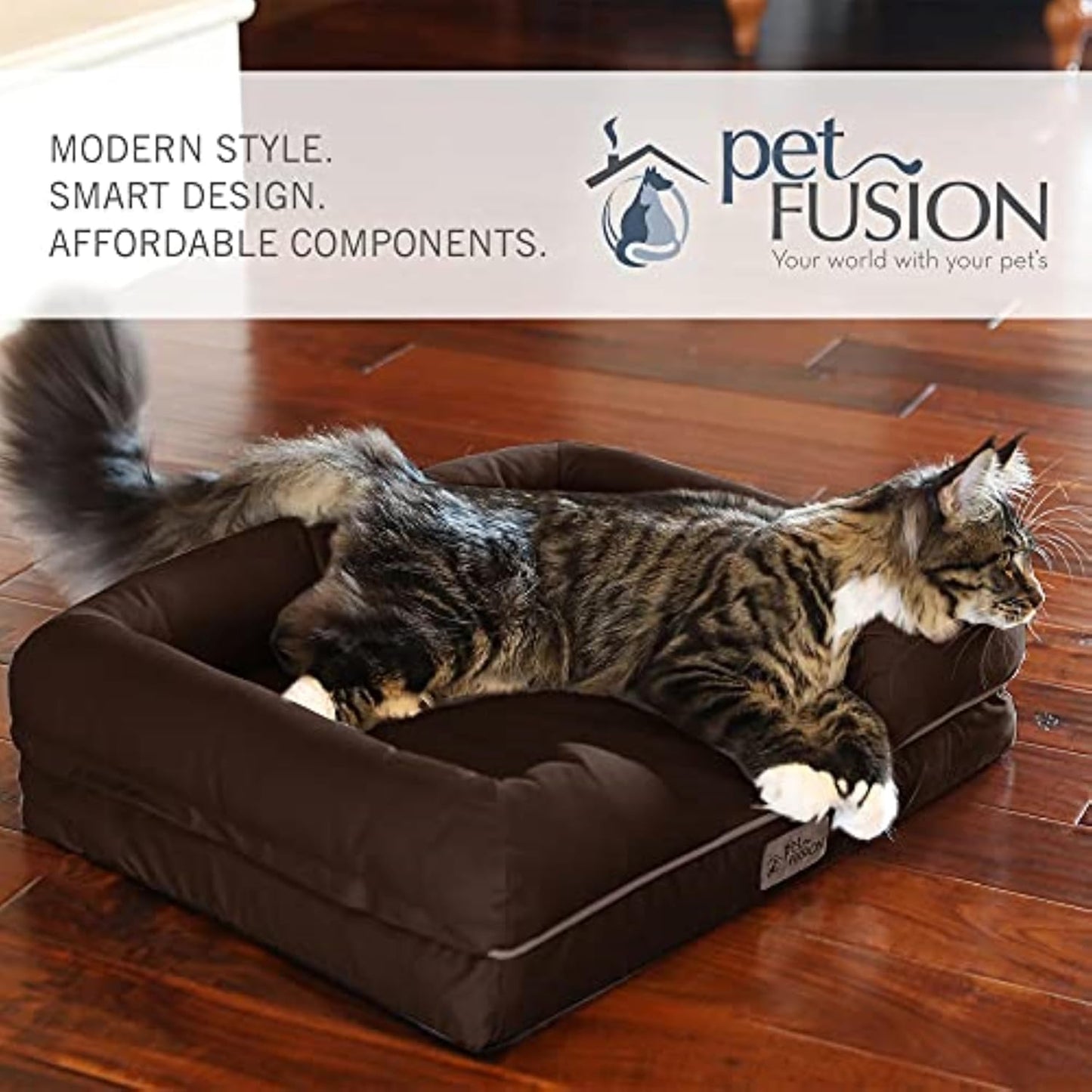 Ultimate Dog Bed, Orthopedic Memory Foam, Multiple Sizes and Colors, Medium Firmness Pillow, Waterproof Liner, YKK Zippers, Breathable 35% Cotton Cover